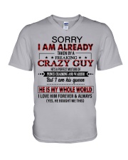 HE IS MY WHOLE WORLD V-Neck T-Shirt thumbnail
