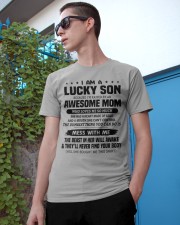 A HEART MADE OF GOLD - GREAT GIFT FOR SON FROM MOM Classic T-Shirt apparel-classic-tshirt-lifestyle-17