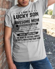 A HEART MADE OF GOLD - GREAT GIFT FOR SON FROM MOM Classic T-Shirt apparel-classic-tshirt-lifestyle-27
