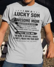 A HEART MADE OF GOLD - GREAT GIFT FOR SON FROM MOM Classic T-Shirt apparel-classic-tshirt-lifestyle-28