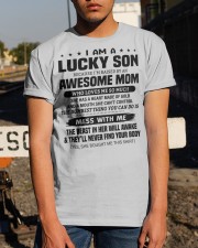 A HEART MADE OF GOLD - GREAT GIFT FOR SON FROM MOM Classic T-Shirt apparel-classic-tshirt-lifestyle-29