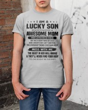 A HEART MADE OF GOLD - GREAT GIFT FOR SON FROM MOM Classic T-Shirt apparel-classic-tshirt-lifestyle-31