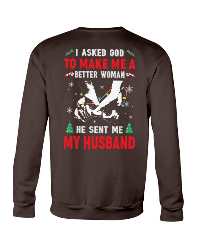 He Sent Me My Husband - Best Gift For Wife Crewneck Sweatshirt