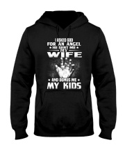 God Sent Me A Wife And Kids Hooded Sweatshirt thumbnail