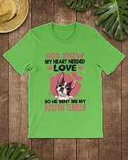 GOD SENT ME MY BOSTON TERRIER Classic T-Shirt lifestyle-mens-crewneck-front-18