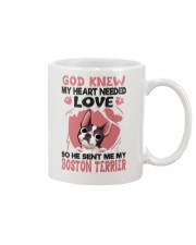GOD SENT ME MY BOSTON TERRIER Mug thumbnail