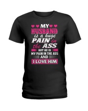 Husband Is My Pain Ladies T-Shirt thumbnail