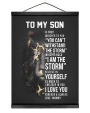 I Am The Storm - To Son From Mommy Hanging Canvas tile
