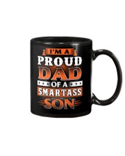 Proud Dad Of A Smartass Son Mug tile