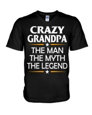 Crazy Grandpa V-Neck T-Shirt thumbnail