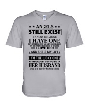 SHE MY IS LIFE - LOVELY GIFT FOR HUSBAND V-Neck T-Shirt thumbnail