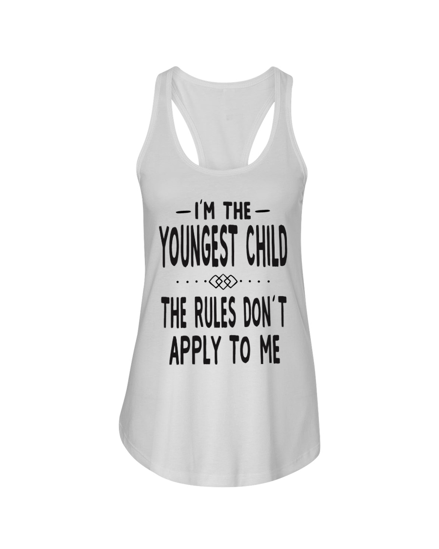 I'm The Youngest Child Ladies Flowy Tank