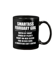 Perfect Gift For Smartass February Girl Mug tile