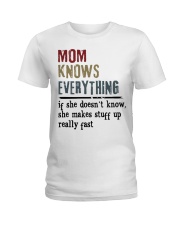 Mom Knows Everything - Perfect Gift For Mom Ladies T-Shirt tile