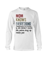 Mom Knows Everything - Perfect Gift For Mom Long Sleeve Tee tile