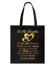 Proud Of My Daughter Tote Bag thumbnail