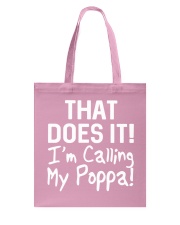 Calling Poppa Tote Bag thumbnail