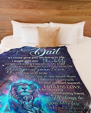 1 DAY LEFT - GET YOURS NOW Large Fleece Blanket - 60" x 80" aos-coral-fleece-blanket-60x80-lifestyle-front-02