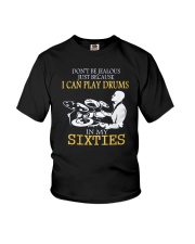 I CAN PLAY DRUMS IN MY SIXTIES Youth T-Shirt thumbnail