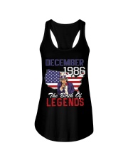 Legends Were Born In december 1986 Ladies Flowy Tank thumbnail