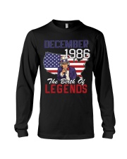 Legends Were Born In december 1986 Long Sleeve Tee thumbnail