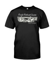 Riverside Cruising Monroe St Bridge Premium Fit Mens Tee front