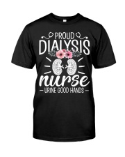 Proud Dialysis Nurse Funny Nephrology Hemodialysis Nurse Classic T-Shirt tile