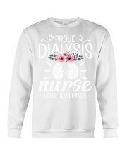 Proud Dialysis Nurse Funny Nephrology Hemodialysis Nurse Crewneck Sweatshirt tile