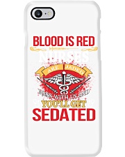 Blood is red nurse is jaded Phone Case tile