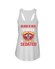 Blood is red nurse is jaded Ladies Flowy Tank tile