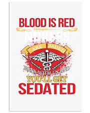 Blood is red nurse is jaded Vertical Poster tile
