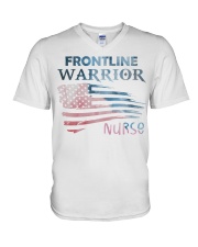 NURSE (3) V-Neck T-Shirt tile