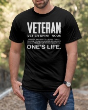 Veteran Definition Veterans Day Tee Shirt Classic T-Shirt apparel-classic-tshirt-lifestyle-front-53