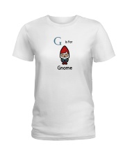 G is for Gnome Ladies T-Shirt thumbnail