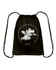 Do Not Mess With Dragons Drawstring Bag thumbnail