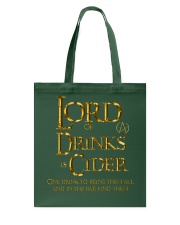 Lord of Drinks is Cider Tote Bag thumbnail