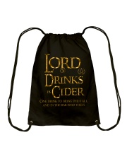 Lord of Drinks is Cider Drawstring Bag thumbnail