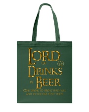 Lord of the Drinks is Beer Tote Bag thumbnail