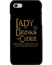 Lady of the Drinks is Cider Phone Case thumbnail