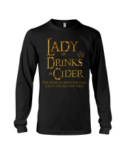 Lady of the Drinks is Cider Long Sleeve Tee thumbnail