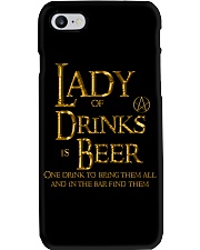 Lady of Drinks is Beer Phone Case thumbnail