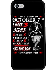 OCTOBER 7 Phone Case tile