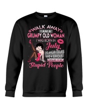 GRUMPY OLD WOMAN JULY Crewneck Sweatshirt thumbnail