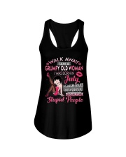 GRUMPY OLD WOMAN JULY Ladies Flowy Tank thumbnail
