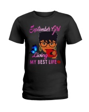 SEPTEMBER GIRL Ladies T-Shirt front