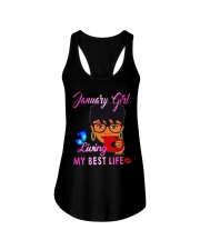 JANUARY GIRL Ladies Flowy Tank tile