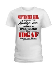 SEPTEMBER GIRL Z Ladies T-Shirt front