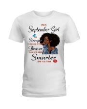 SEPTEMBER GIRL- D Ladies T-Shirt front