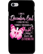 DECEMBER GIRL LHA Phone Case tile