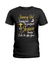 JANUARY GIRL-D Ladies T-Shirt front